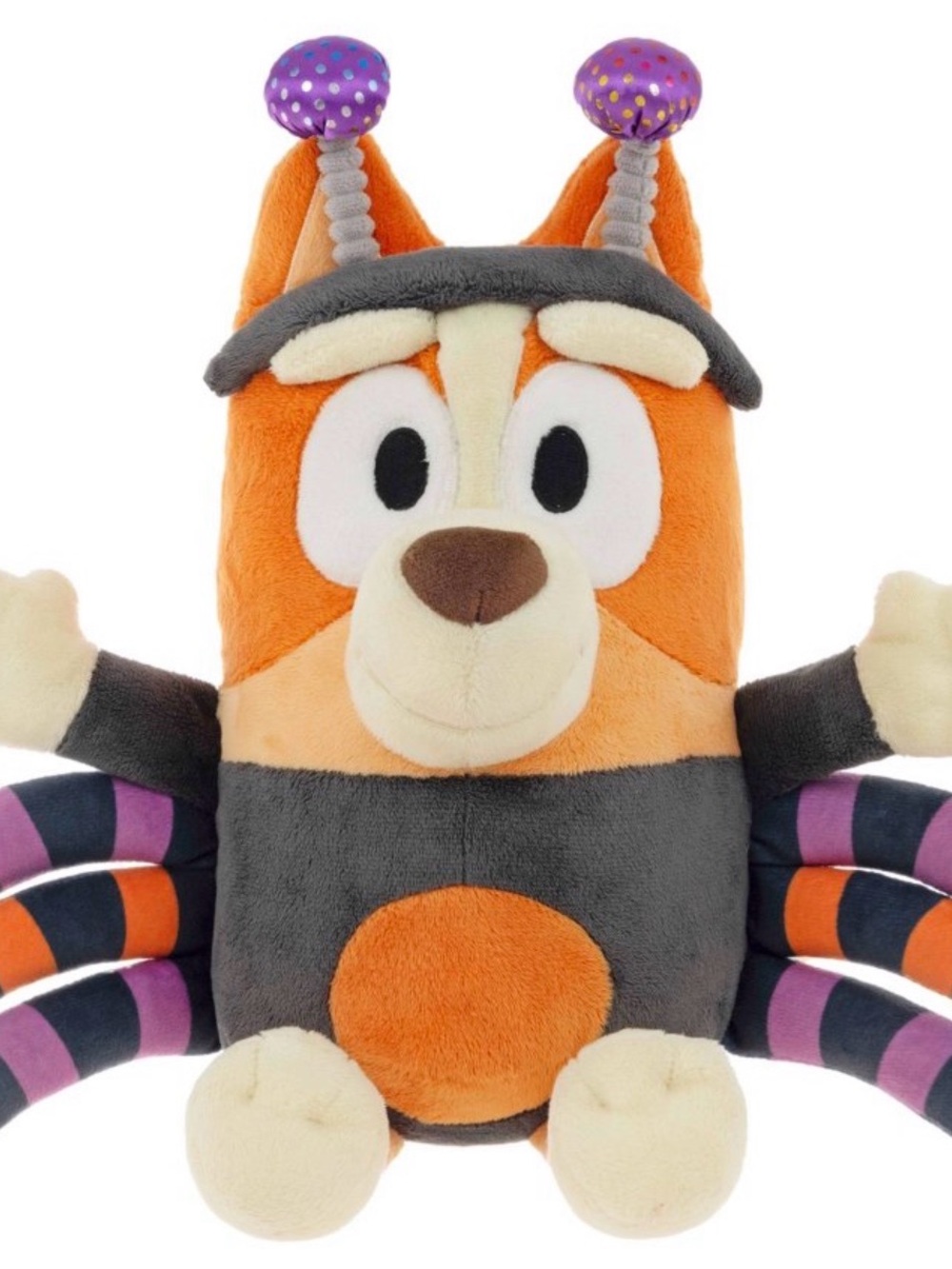 12" Bingo Halloween Spider Plush: Animal Adventure Character Stuffed Toy, Bluey